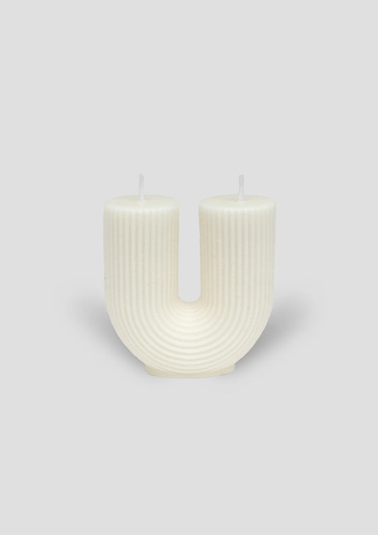 U-Shaped Smokeless Scented Candle – Available in Multiple Colors, Long-Lasting Fragrance