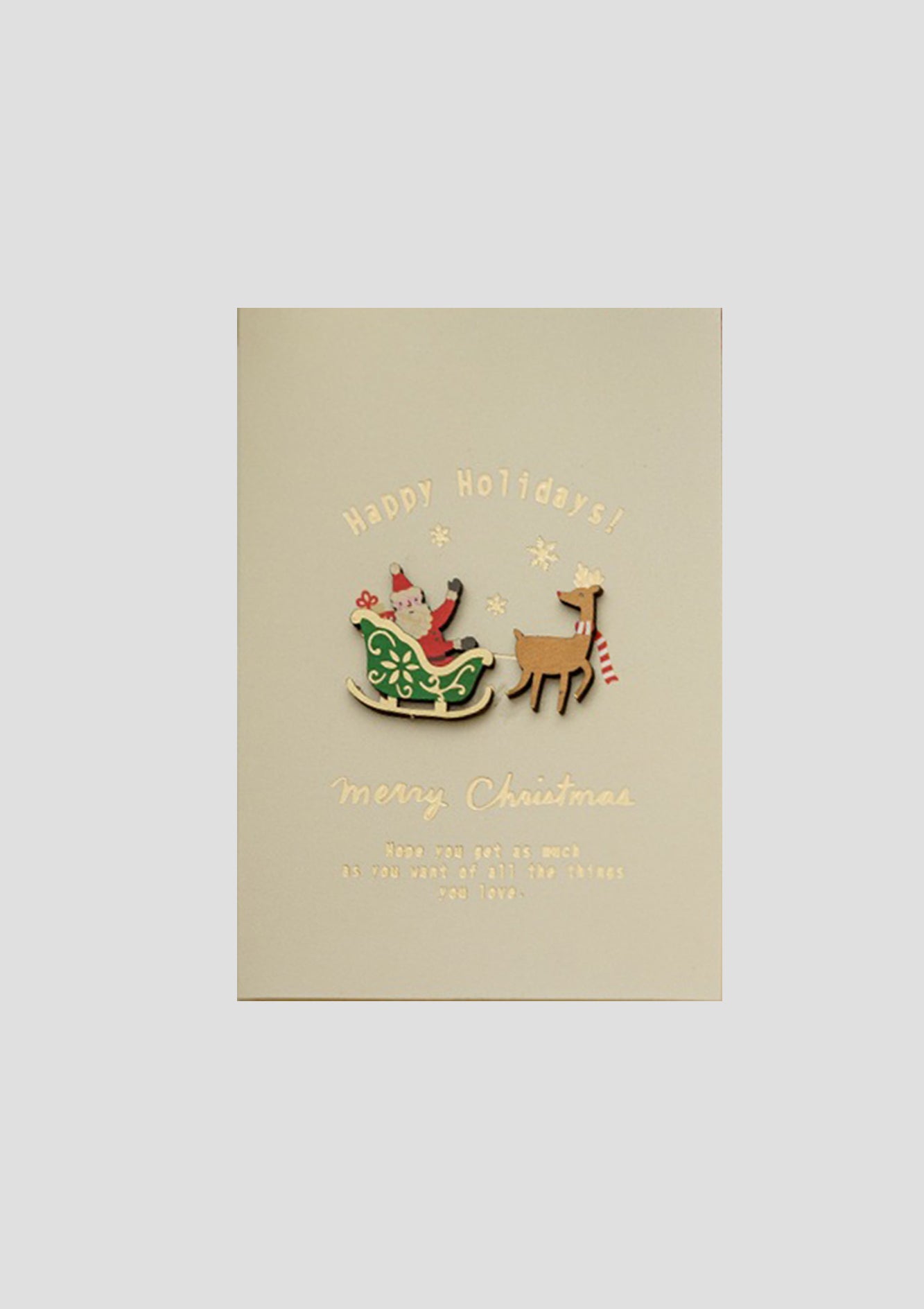 Vintage Christmas & Silent Night Handwritten Holiday Greeting Card – Elegant and Personalized Seasonal Wishes