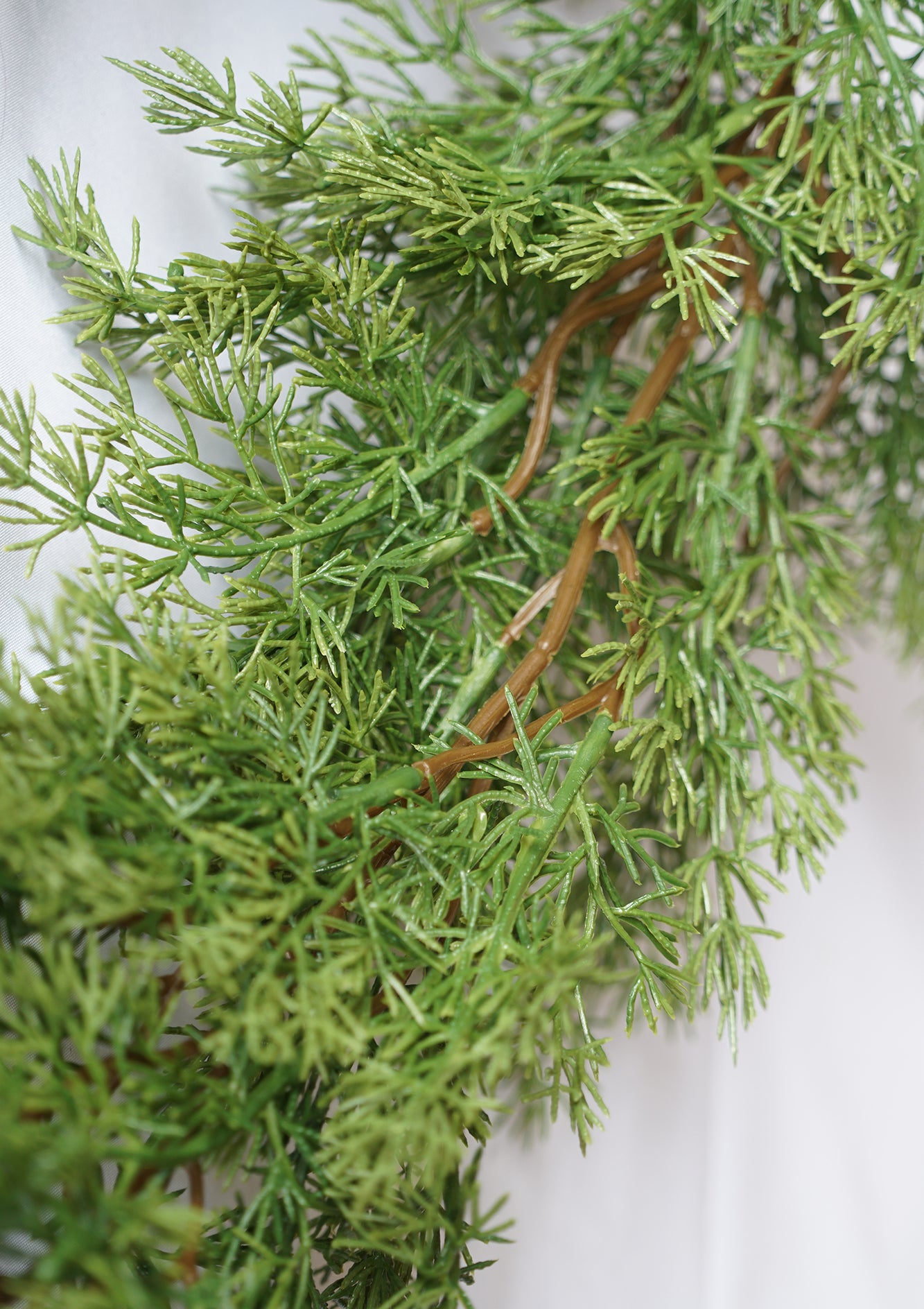 Premium Real-Touch Chinese Faux Juniper Garland – Home Decor, Holiday & Wedding Accents - Hal-flowers