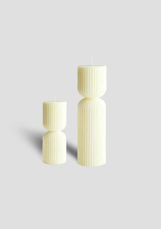 Handmade Smokeless Scented Candle – Tight Waist Column Shape, Long-Lasting Aroma