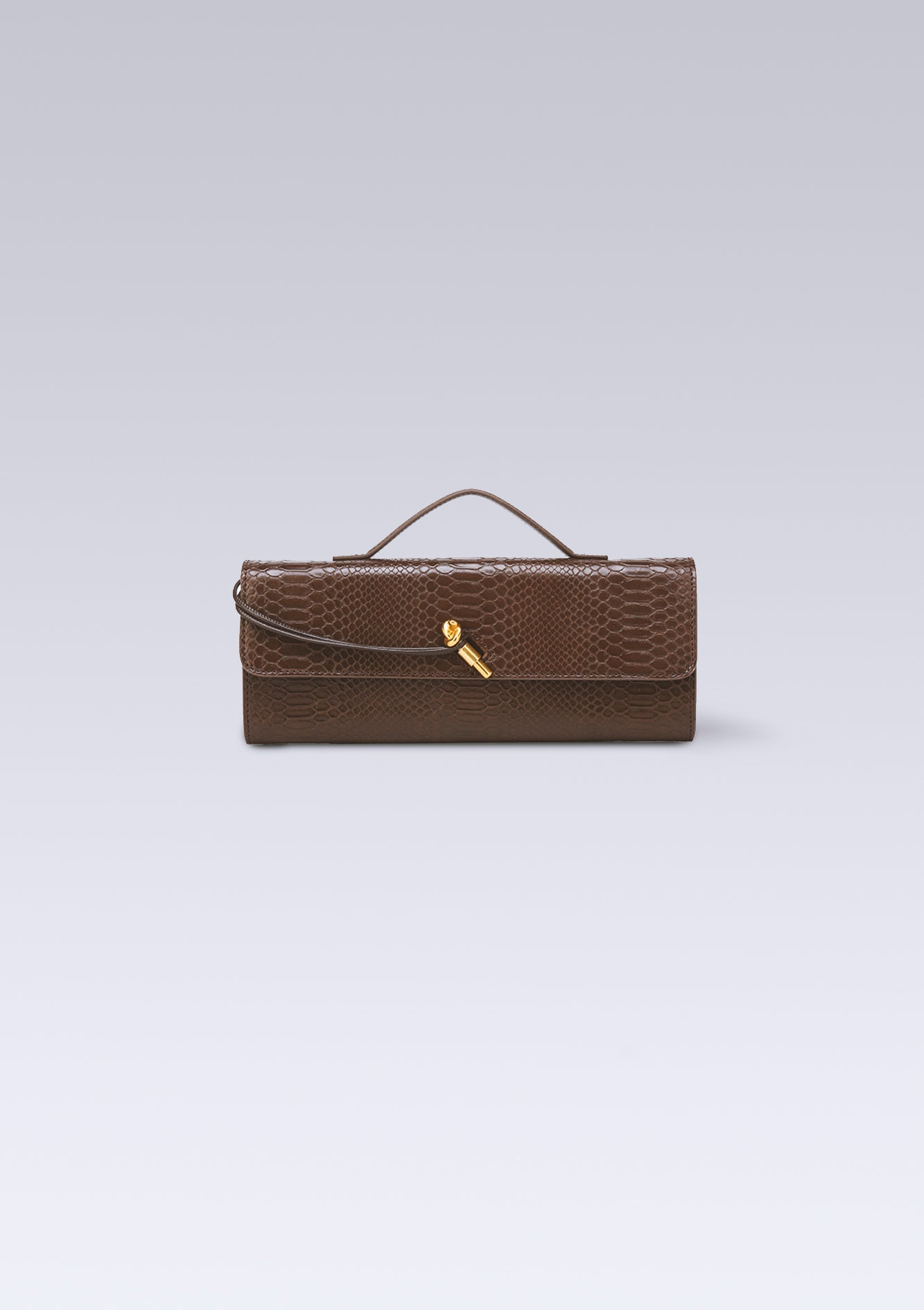 Luxury Mocha Crocodile-Pattern Handbag – Elegant Shoulder & Messenger Bag for Women | High-Quality Fashion Evening Bag Dedoo