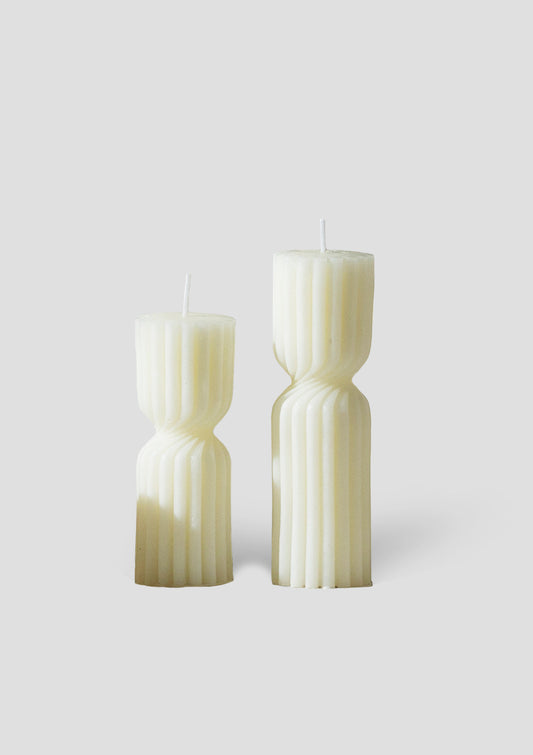 Handmade Smokeless Scented Candle – Rotating Waist Column Shape, Long-Lasting Aroma
