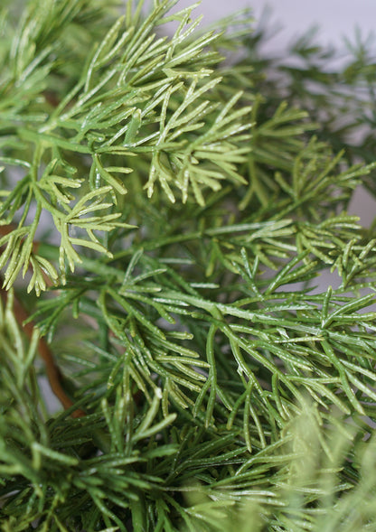 Premium Real-Touch Chinese Faux Juniper Garland – Home Decor, Holiday & Wedding Accents - Hal-flowers