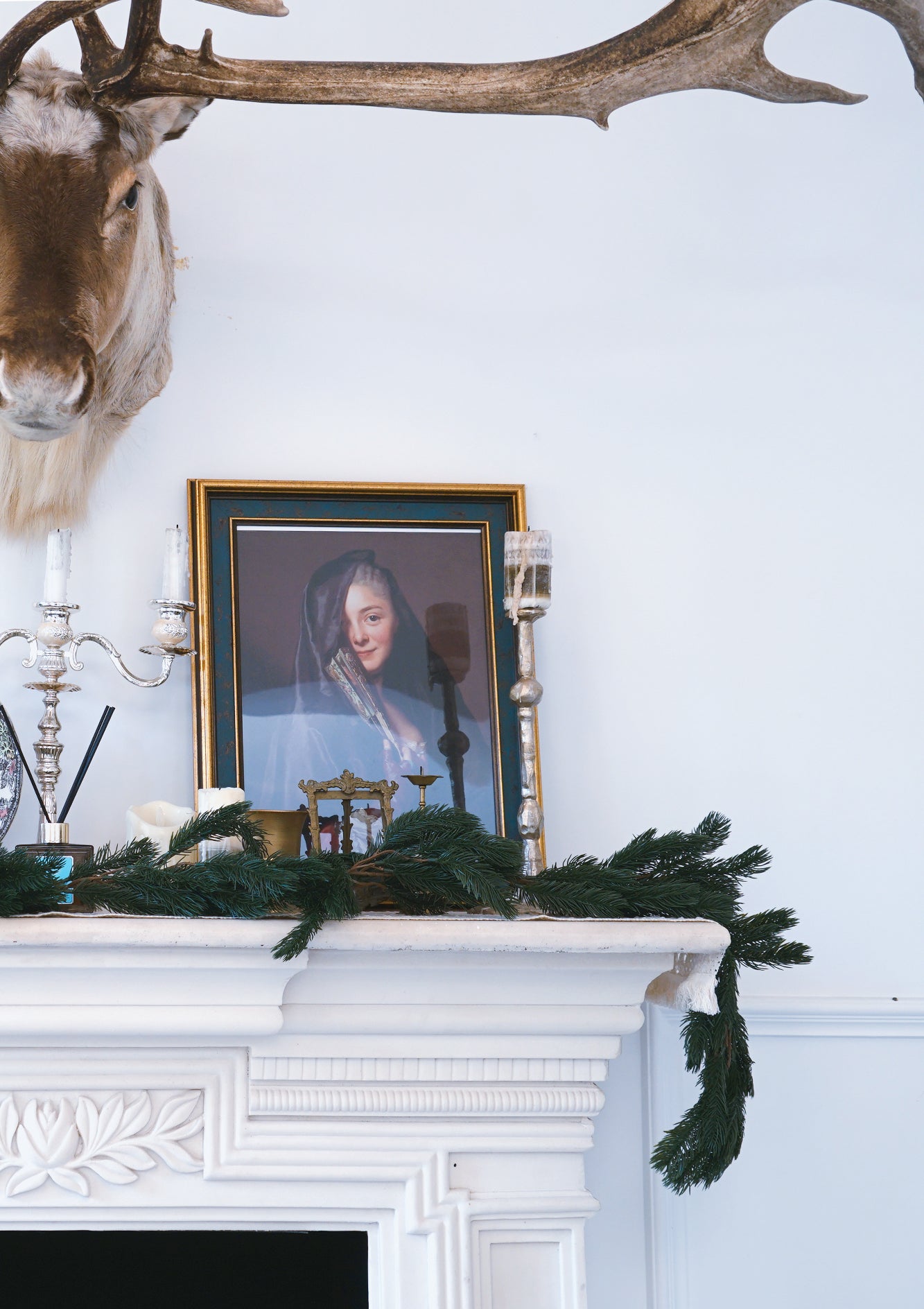 Realistic Dark Green Faux Pine Garland - Lush Christmas Holiday Decor