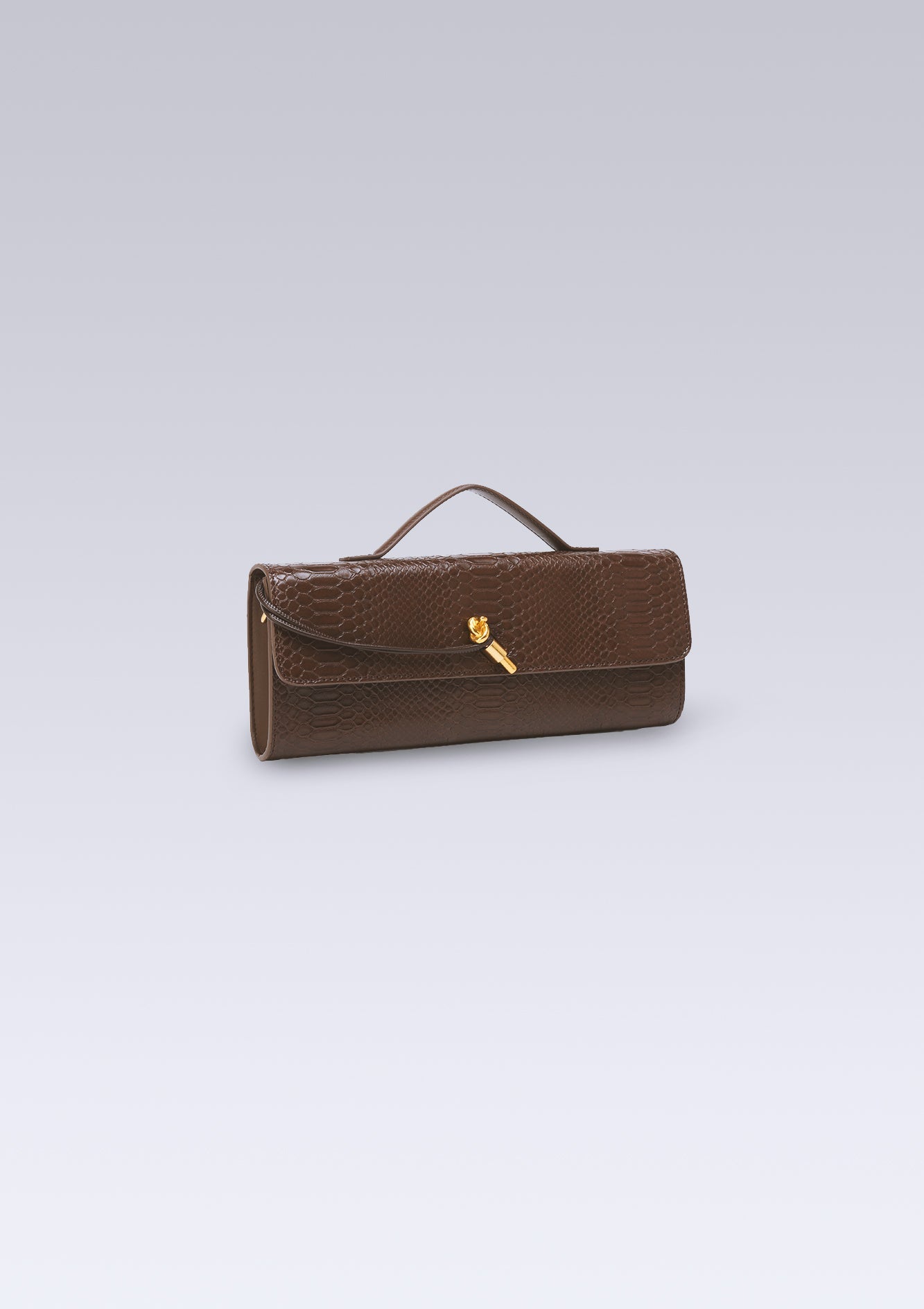 Luxury Mocha Crocodile-Pattern Handbag – Elegant Shoulder & Messenger Bag for Women | High-Quality Fashion Evening Bag Dedoo