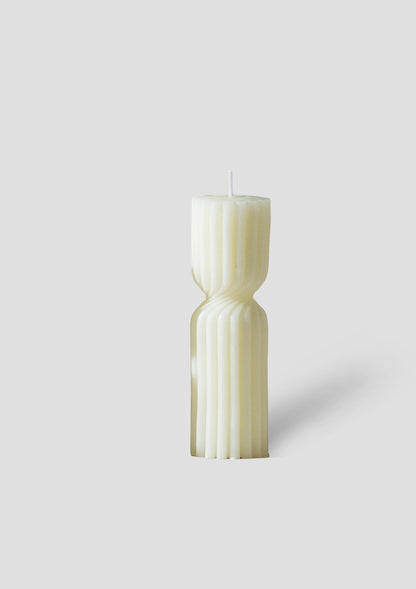 Handmade Smokeless Scented Candle – Rotating Waist Column Shape, Long-Lasting Aroma
